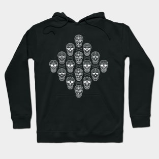 SKULLS PATTERN Hoodie